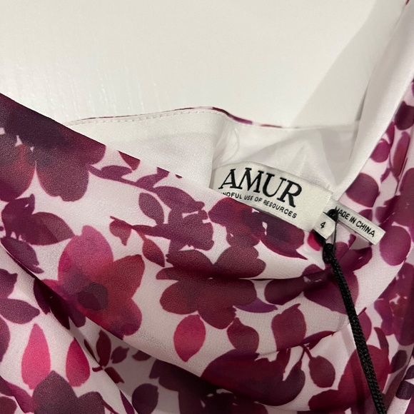 AMUR Saanvi One Shoulder Dress Size 4 NWT - Picture 7 of 8